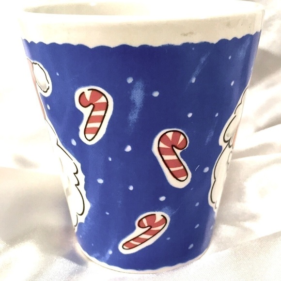Blushing Santa Ceramic Coffee Cup 4" - Picture 3 of 6